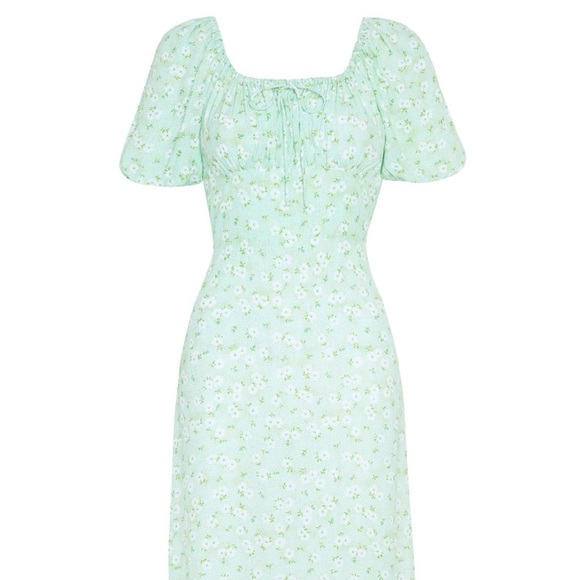 Faithfull the Brand - Lira Midi Dress in Merci Floral Print US 8/Large NWT - Picture 10 of 10